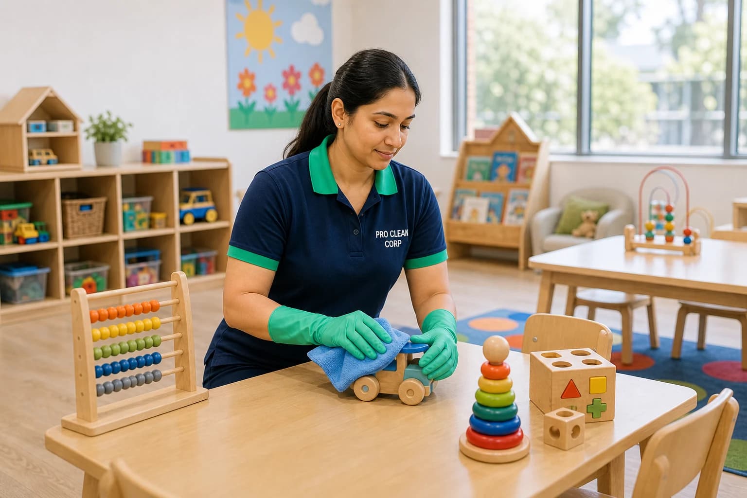 Childcare Cleaning specific areas covered