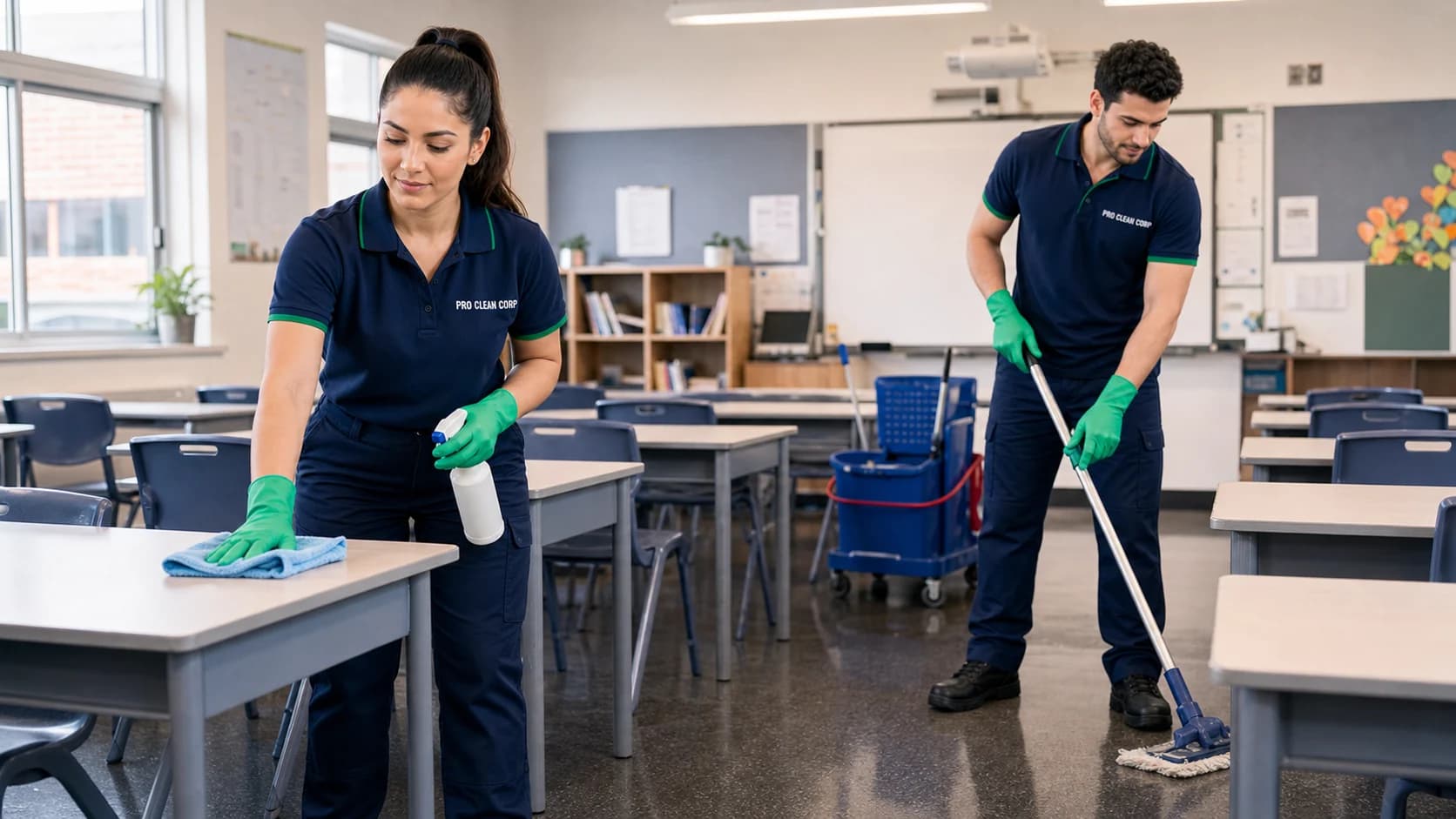 School Cleaning specific areas covered