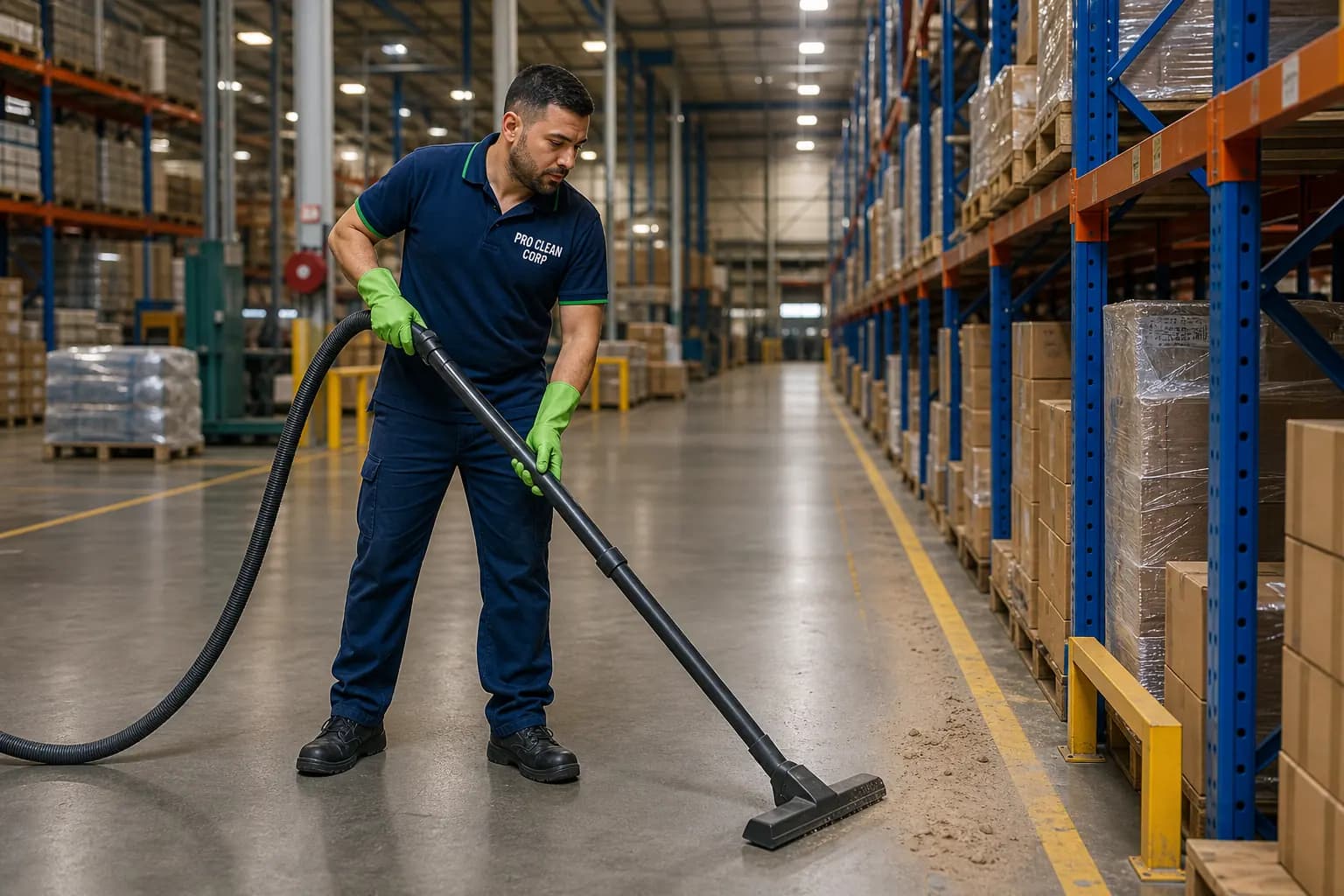 Warehouse Cleaning Overview Gordon